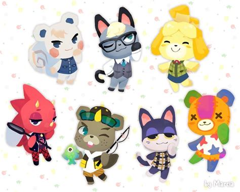 Lovely cartoonish characters steal your heart and make you forget about the whole virus madness going on. Pin by jitingxuan on drawing in 2020 | Animal crossing fan ...