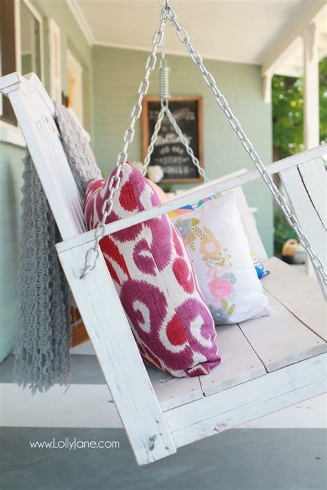Finding a perfect spot for your if you are confused about any part you can freely ask us in the comment section! tips to hang a porch swing - Lolly Jane