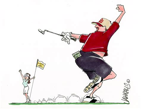 Golf Couple Cartoon Funny T For Golf Couple