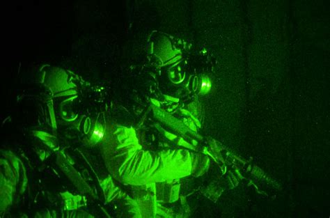 Photo Special Forces Wearing Respirators
