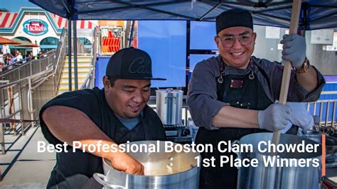 You get a huge bowl — with bread — that will keep you full all afternoon. Bay Area Best Professional Boston Clam Chowder 1st Place ...