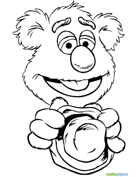 Coloring Muppets Pages Beaker Muppet Drawing Kids Les Colouring Book
