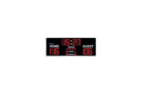 Eversan Model 9760 Wall Mounted 8x3 Scoreboard Institutional Sports