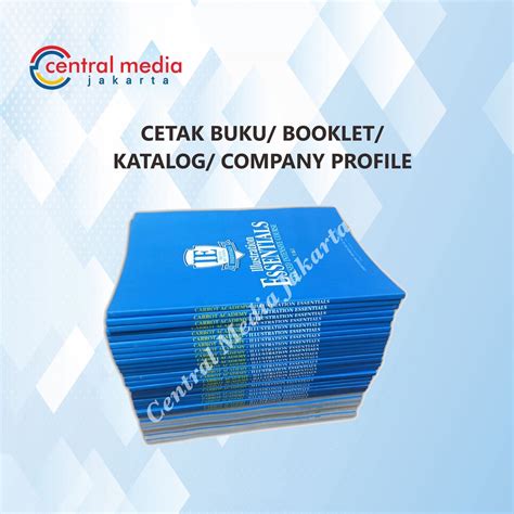 Jual Cetak Buku Booklet Katalog Company Profile Print Custom Sesuai