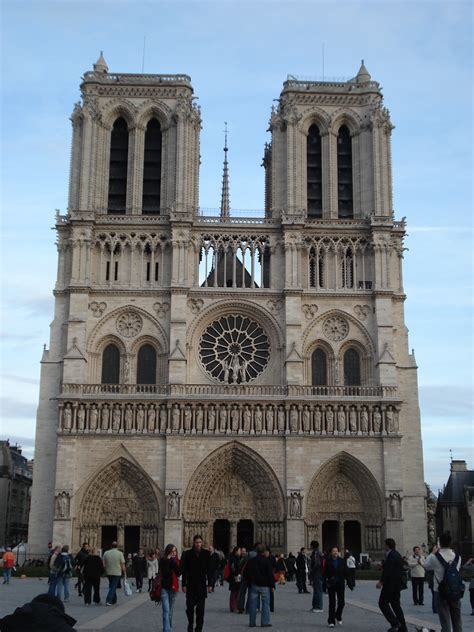 Bell Towers Notre Dame Cathedral In Paris France Image