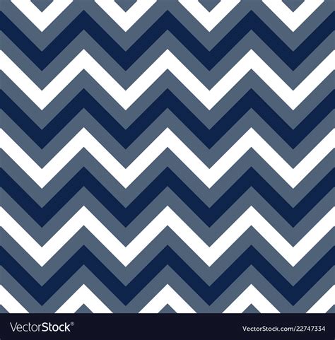 Chevron Retro Blue Decorative Pattern Background Vector Image