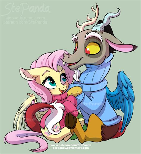 Fluttershy And Discord By Stepandy On Deviantart