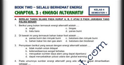 Soal ini dibuat dengan merujuk pada buku tematik yang digunakan dalam pembelajaran kurikulum 2013. Get Soal Uts Kelas 4 Tema 2 Selalu Berhemat Energi Dan ...