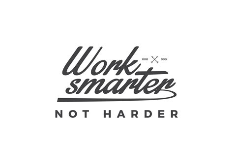 Work Smarter Not Harder Illustration Par Baraeiji · Creative Fabrica
