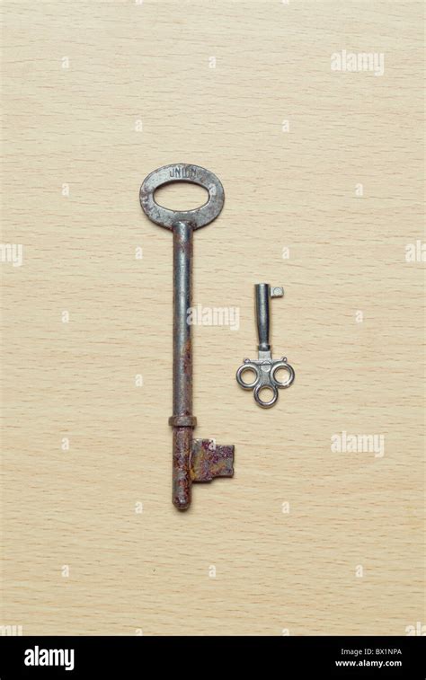Two Old Keys Stock Photo Alamy