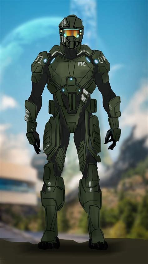 Master Chief Quick Redesign Halo Armor Marvel And Dc Characters Sci