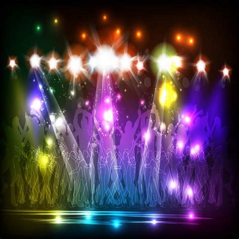 Disco Lights Large Fabric Wall Backdrop Banner Decoration 200x150cm 70