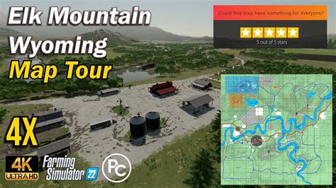 Elk Mountain Wyoming Map Review Farming Simulator Youtube