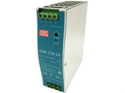 Mean Well Edr 120 24 Din Rail Power Supply For Industrial Automation