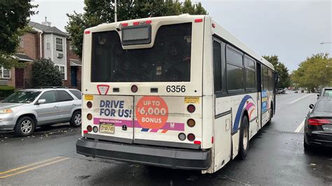 Nj Transit On Board Nabi 40 Sfw 41615 6356 On Bus Route 108 To