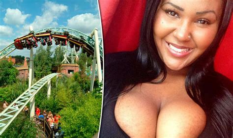Womans Big Breasts See Her Banned From Rollercoasters At Thorpe Park