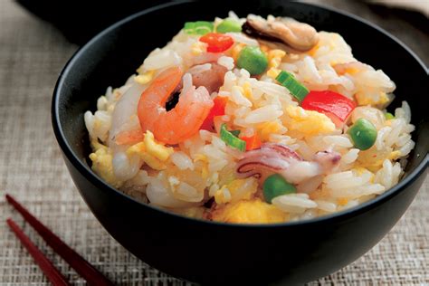 Seafood Fried Rice Asian Inspirations