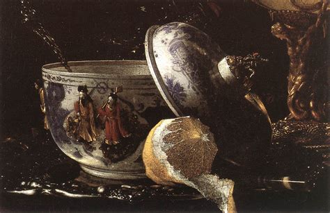 Still Life With A Nautilus Cup Detail 1662 Willem
