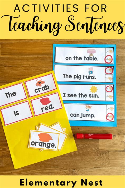 How To Teach Sentences To Students Elementary Nest