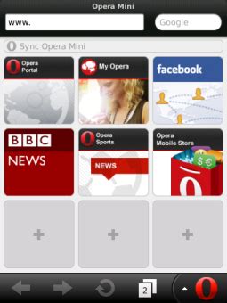 Opera for blackberry lets you see web pages the way they were design to look, so there's not as much reformatting. Opera Mini web browser free download for BlackBerry Bold ...