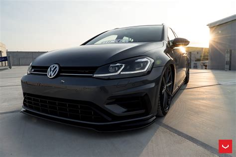 2017 Golf R Variant Gets Stanced On Vossen Wheels For Tuning Debut