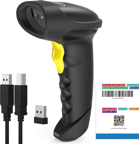 2D Barcode Scanner Wireless Bluetooth QR Code Scanner 2D Imager With