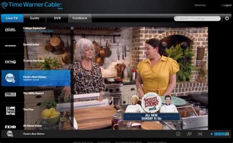 Large library of live streams to choose from. Time Warner Cable releases desktop live streaming app ...