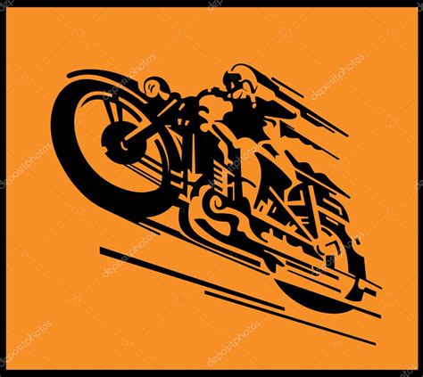 Motorcycle Vector — Stock Vector © Krabata 3027640