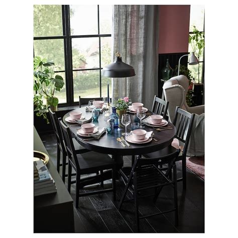 Ingatorp Extendable Table Black 431461 Ikea