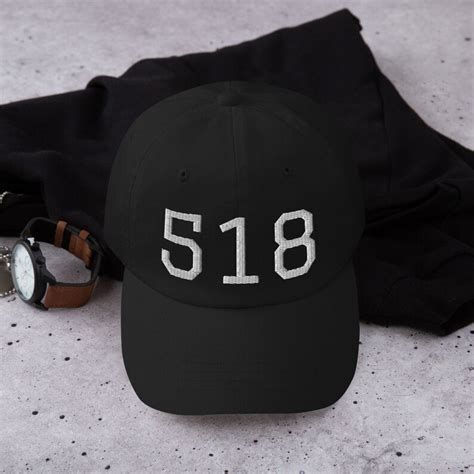 Upstate New York 518 Area Code Embroidered Dad Hat New York Etsy