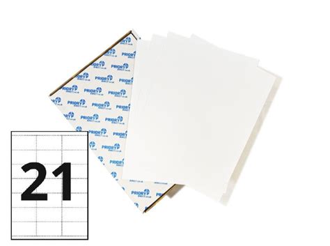 Sold adhesive stickers labels self adhesive 21 or 65 per sheet stickers. 21 Labels Per Sheet - Square Corner Labels - 1000 Sheets