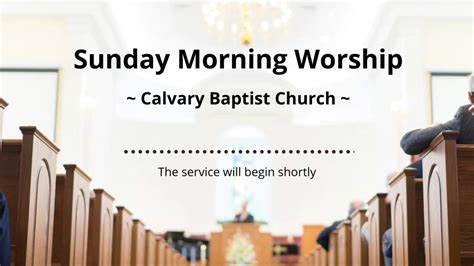 October 30 2022 Sunday Morning Worship October 30 2022 Sunday
