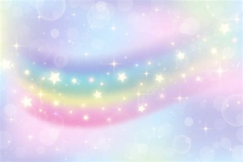 Holographic Fantasy Rainbow Unicorn Background Wallpaper Rainbow