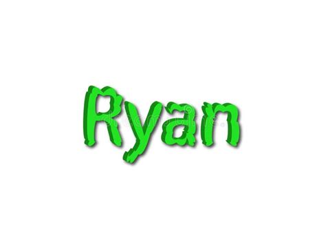 Name Ryan Stock Illustrations 10 Name Ryan Stock Illustrations