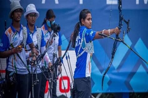 India women's recurve team win gold at World Cup