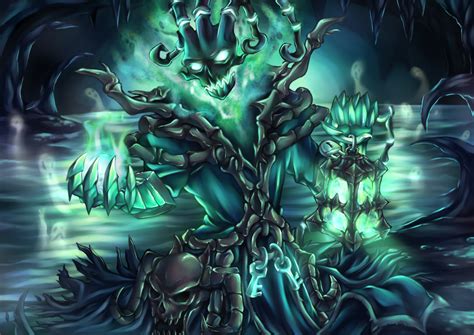 Our authors will teach you which items to build, runes to select, tips and tricks for how to how to play thresh, and of course, win the game! LOL-Thresh by wozishiluren.deviantart.com on @deviantART | Desenhos, Rpg