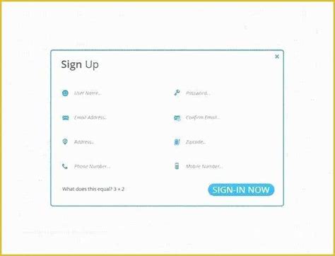 Sign Up Form Template Html Css Free Download Of Remarkable Login Form