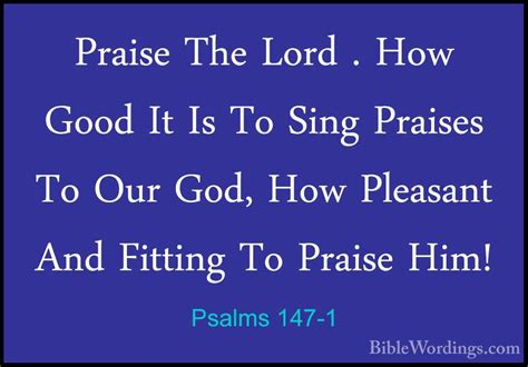 Psalms 147 Holy Bible English