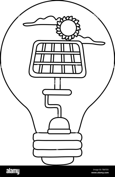 Light Bulb Design Save Energy Ecology Power Eco And Environment Theme