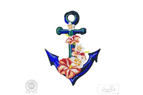 Anchor Embroidery Design Creative Fabrica