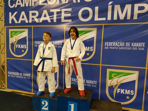 karateca conquista medalhas na etapa estadual esportems