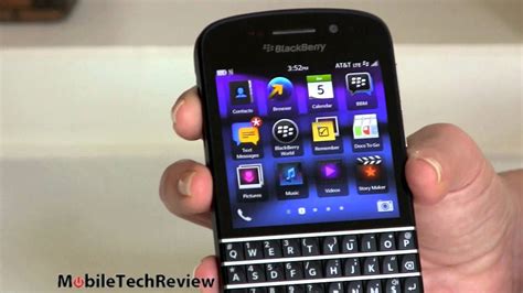Blackberry Q10 Review Youtube