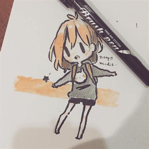 Eyes, nose, ears are pretty much in the same place, as if you were drawing a realistic human head. Instagram photo by Birdie • Apr 25, 2016 at 1:51pm UTC | Kawaii drawings, Cartoon art styles ...