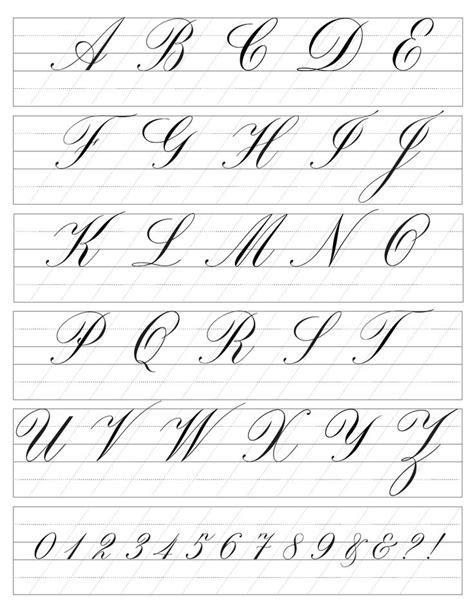 Copperplate Calligraphy Digital Workbook — Benjawan Calligraphy