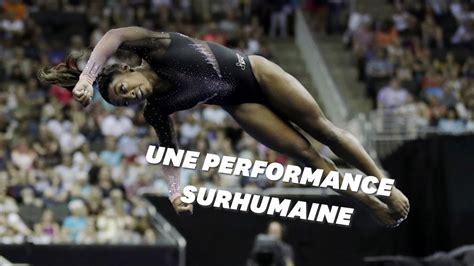 La gymnaste Simone Biles réalise au sol une figure inédite YouTube