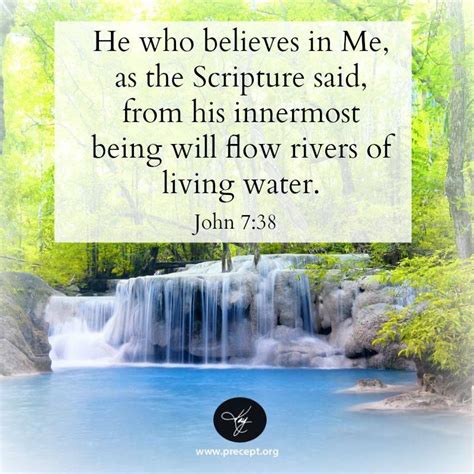 John 7 38 Rivers Of Living Water We Are Many Jesus Is Lord Praise