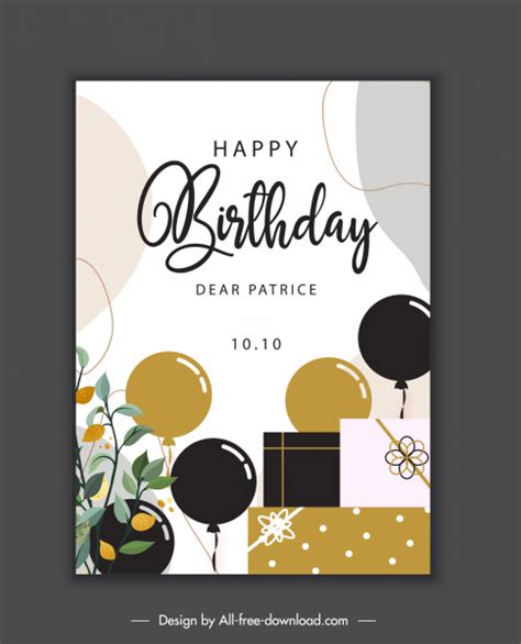 Happy Birthday Card Template Coreldraw Birthday Card Corel Draw Adobe