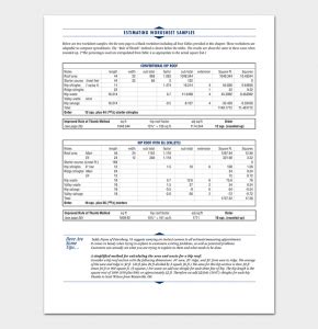 Roofing Quotation Template For Word Excel And Pdf