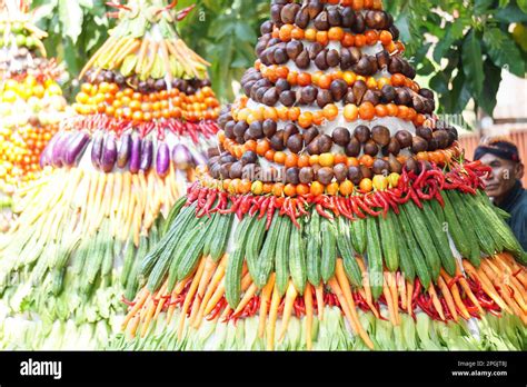 Tumpeng Sayur Dan Buah On Traditional Ritual Tumpeng Sayur Dan Buah
