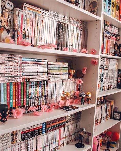 Manga Shelf Cute Room Ideas Office Room Decor Army Room Decor